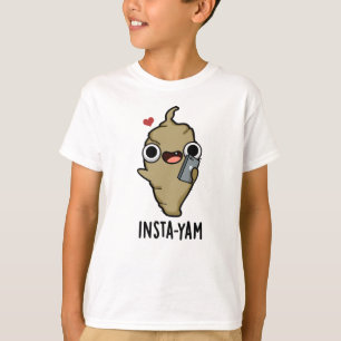 Insta-yam Funny Social Media Veggie Pun T-Shirt