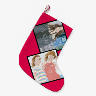 Instagram 2-Photo Customisable Christmas Stocking