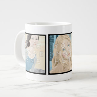 Instagram 3-Photo Personalised Custom Jumbo Mug