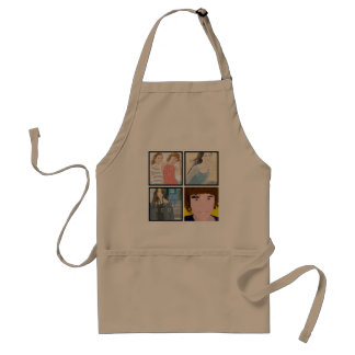 Instagram 4 Photo Personalised Apron Designs