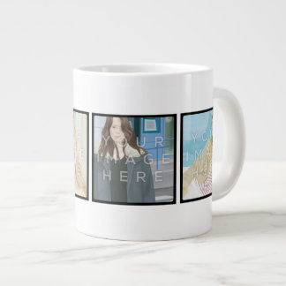 Instagram 4-Photo Personalised Custom Jumbo Mug