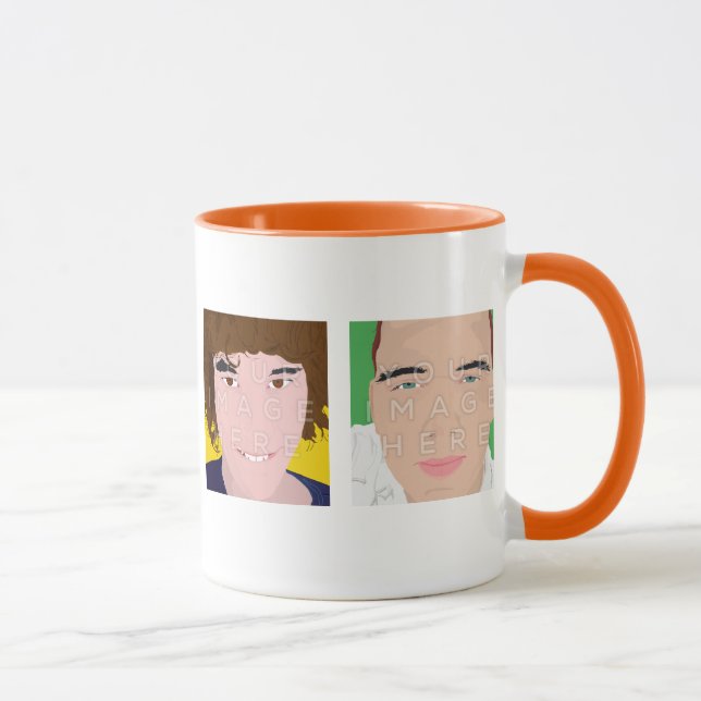 Instagram 4 Photo Personalised Custom Mug Designs (Right)