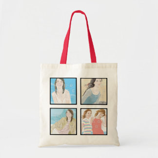 Instagram 4 Photo Personalised Tote Bag Designs