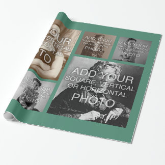 Instagram 6-Photo Personal Custom Wrapping Paper