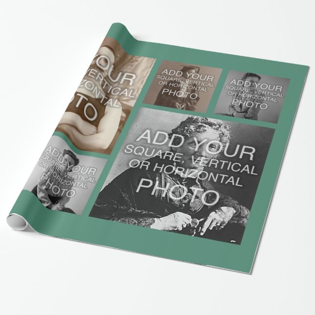 Instagram 6-Photo Personal Custom Wrapping Paper (Unrolled)