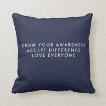 Instagram 9 photo Grow Acceptance Pillow
