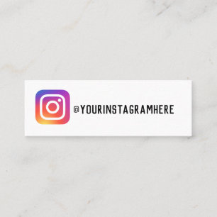 instagram business card