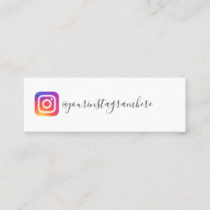 instagram business card