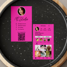 Instagram Business Cards, Influencer, Aesthetician