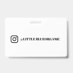 Instagram Business Cards   Your Instagram Name  ID Badge