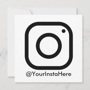 instagram business social media modern minimal invitation