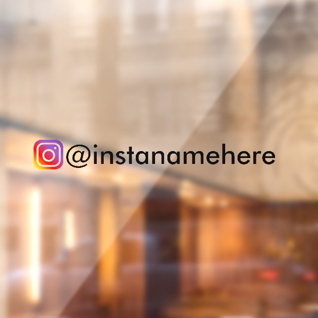 instagram business social media window car decal (Sheet 2)