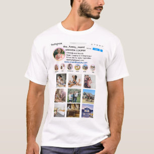 Instagram collage style promotion T-Shirt