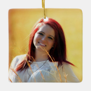 Instagram custom photo add your own photos hipster ceramic tree decoration