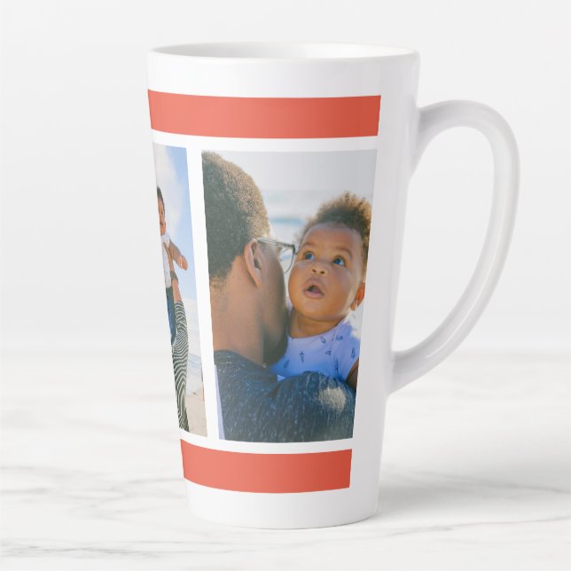Instagram Family Photo Latte Mug (Right)