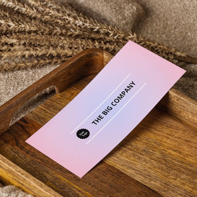 Instagram Follow Us Qr Code Holographic Gradient (Instagram Follow Us Qr Code Trendy Social Media Business Card)