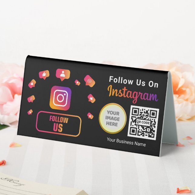 Instagram Follow Us Social Media QR Code Business  (In SItu (Wedding))
