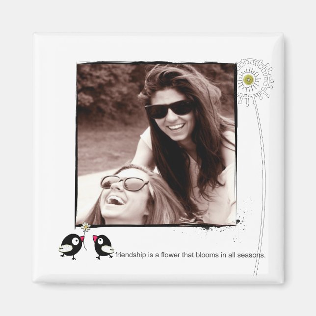 instagram friend photo magnet (Front)