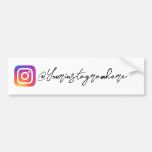 Instagram Handle Script sticker