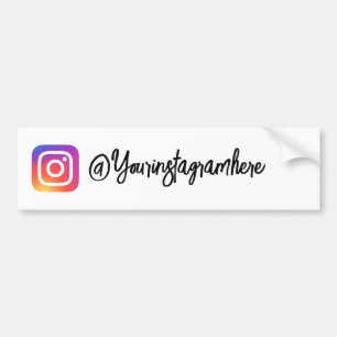 Instagram Handle Script sticker