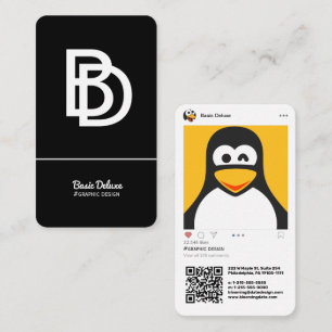 Instagram-Inspired Modern Business Card