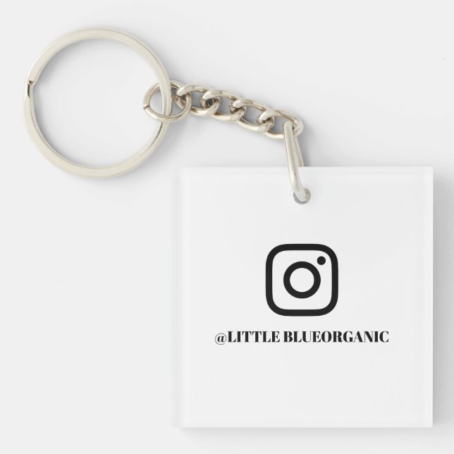 Instagram Keychain | Your Instagram Name  ID (Front)