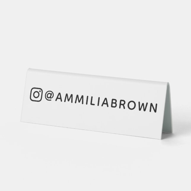 Instagram Logo | Custom IG Name Display (Front)
