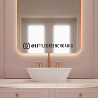 Instagram Mirror Decal | Your Instagram Name Cling