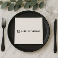 Instagram Napkins | Your Insta Name Paper Napkins