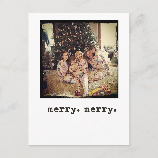 instagram photo christmas cards (Front)