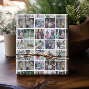 Instagram Photo Collage - 16 of your favourite pic Wrapping Paper