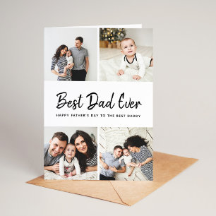 Instagram Photo Collage Father's Day Card for Dad