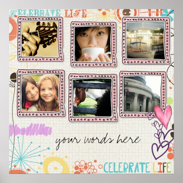 instagram photo collage poster (Front)