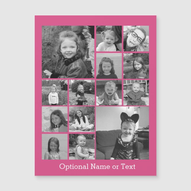 Instagram Photo Collage - Up to 14 photos Pink (Front)