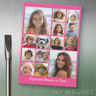 Instagram Photo Collage - Up to 14 photos Pink