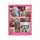 Instagram Photo Collage - Up to 14 photos Pink