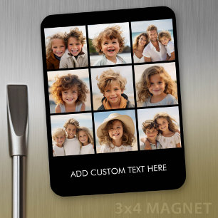 Instagram Photo Collage with 9 photos Magnet
