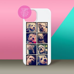 Instagram Photo Collage with Square Photos iPhone 15 Case