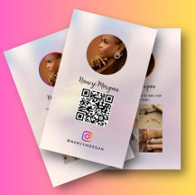 Instagram Photo Grid QR Code Holographic