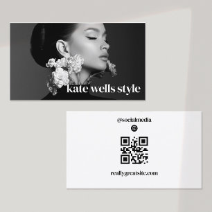 Instagram Photo QR Code Business Card