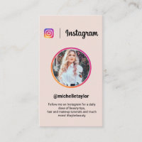 Instagram photo trendy social media modern pink