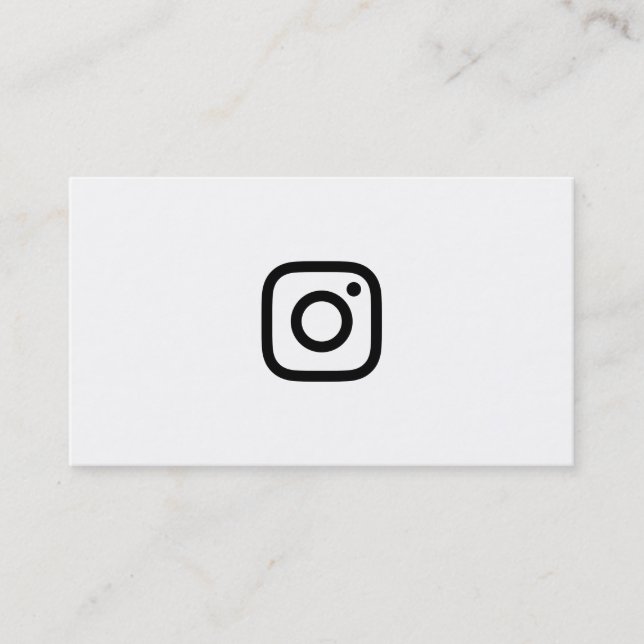 instagram promo business card (Front)