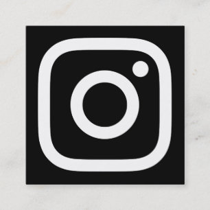 instagram promo square business card