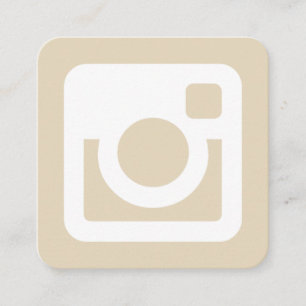 Instagram Promotional Square Business Card