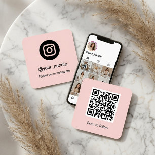 Instagram QR Code Business Card Personalised