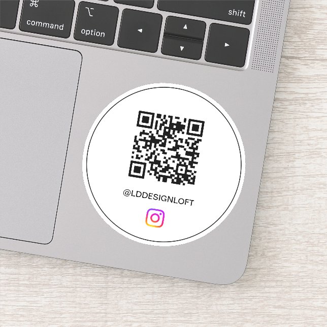 Instagram QR Code Custom INSTAGRAM Social Media  (Detail)