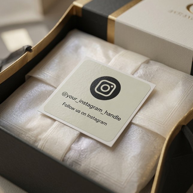 Instagram QR Code Sticker | Personalised Follow Us (Creator Uploaded)