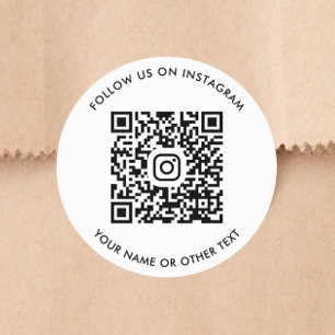 Instagram QR Code Stickers Roll
