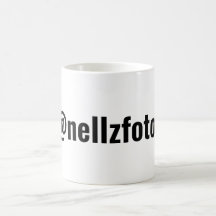 instagram social media handle mug