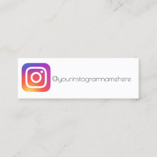 instagram space business card